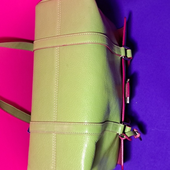 vintage Dooney & Bourke leather "Wicked" 💚shoulder Bag ST. PATRICKS DAY READY🍀 - Picture 12 of 16